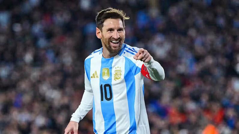 Messi, camisa 10 da seleção na Argentina — Foto: Getty Images