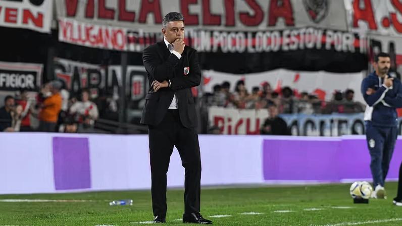 Marcelo Gallardo, técnico do River Plate — Foto: Getty Images
