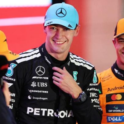 Norris vê Russell como favorito ao título da F1 e brinca: eufórico
