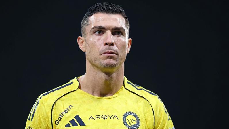 Cristiano Ronaldo em Al-Nassr x Al-Qadsiah no Saudita — Foto: Getty Images
