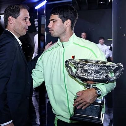 Alcaraz revela conversa com Nadal após final em Melbourne