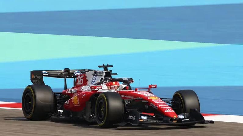 Charles Leclerc no segundo dia de testes da F1 2026, no Bahrein — Foto: Joe Portlock/Getty Images