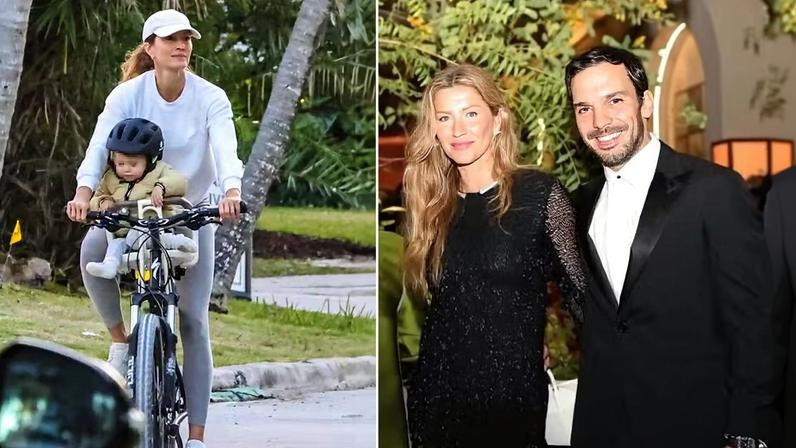 Gisele Bündchen exibe pela primeira vez aliança de casamento com Joaquim Valente — Foto: The Grosby Group