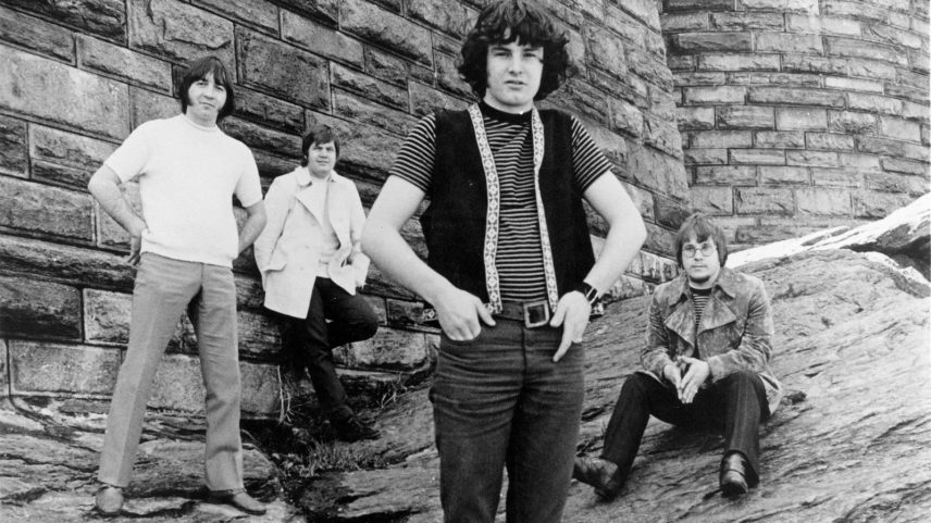 CIRCA 1966: Rock band "The Guess Who" pose for a portrait in circa 1966. (L-R) Jim Kale, Randy Bachman, Burton Cummings, Garry Peterson. (Photo by Michael Ochs Archives/Getty Images)