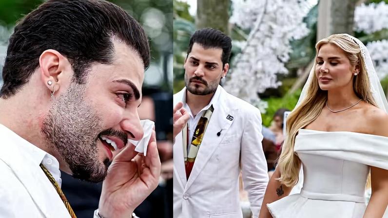 Guilherme, da dupla com Benuto, se casa com Flaviana — Foto: Van Campos/AgNews