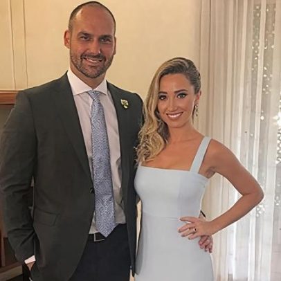 Esposa de Eduardo Bolsonaro afirma que ele não está bem