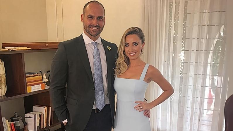 Heloísa e Eduardo Bolsonaro