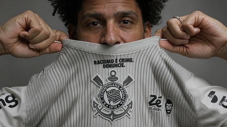 Corinthians transforma camisa em ato público contra o racismo