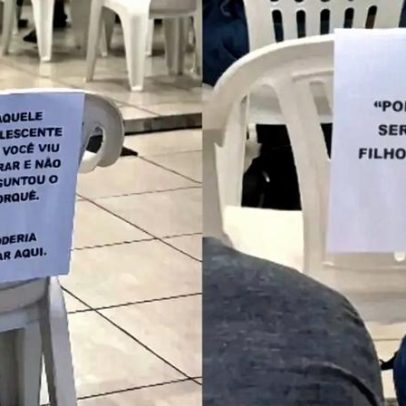 Cadeiras vazias viram apelo à evangelização