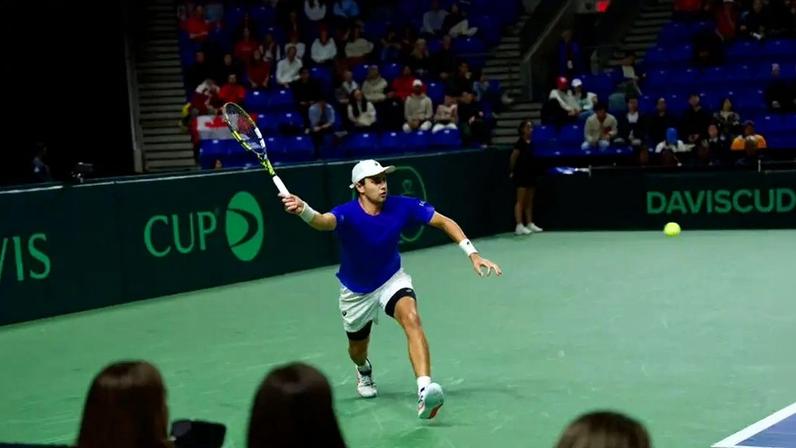 Pucinelli lutou, mas perdeu para Diallo no tiebreak (Foto: André Gemmer/CBT)