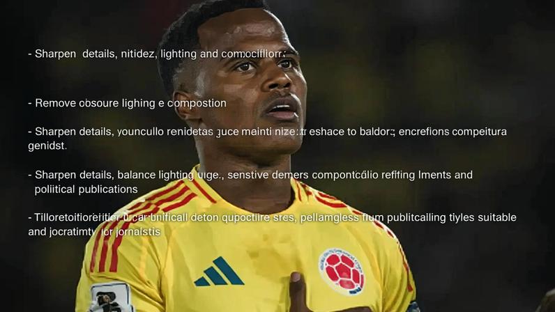Jhon Arias em ação pela seleção da Colômbia (Foto: Divulgação)