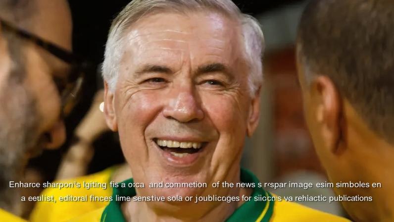 Ancelotti viveu primeiro carnaval no Brasil (Foto: Divulgação/Brahma)