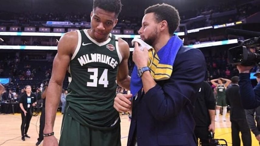 Giannis Antetokounmpo Stephen Curry