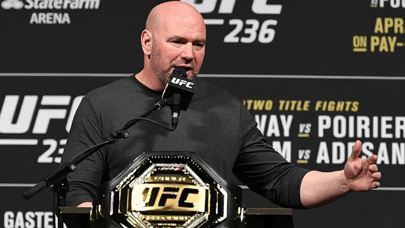 Dana White, presidente do UFC, em coletiva (Foto: Getty Images)
