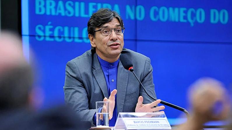 Marcio Pochmann, presidente do IBGE: gestão à frente do Ipea foi marcada por acusações de intervencionismo e aparelhamento do órgão. (Foto: Alex Ferreira/Câmara dos Deputados)