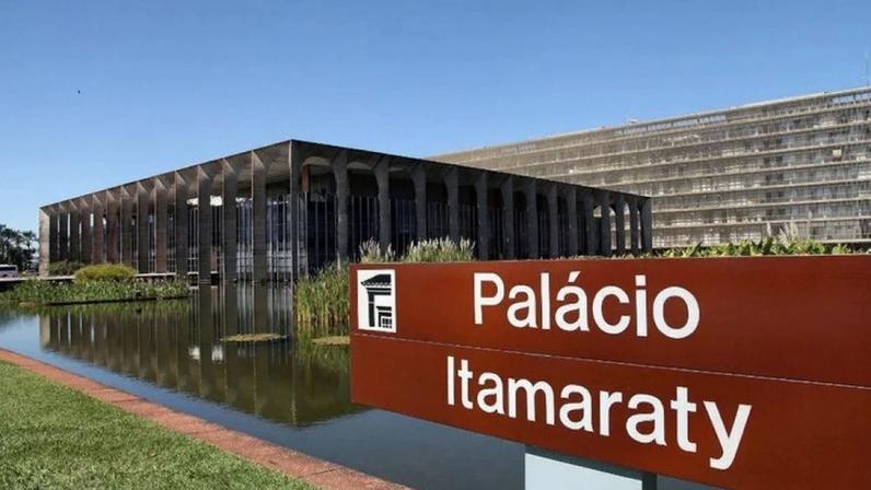Palácio do Itamaraty, o Ministério das Relações Exteriores do Brasil, instituição a qual se ligam os diplomatas no país