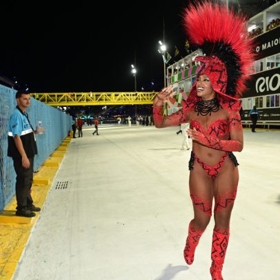 IZA retorna à Sapucaí com visual inspirado em Ney Matogrosso