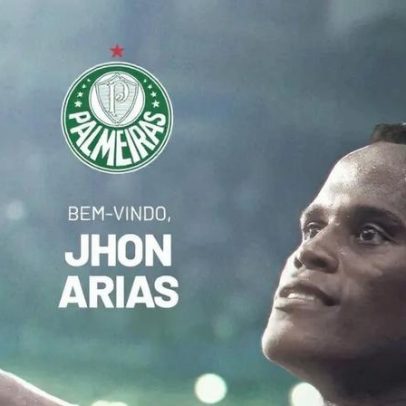 Palmeiras anuncia Jhon Arias como novo reforço