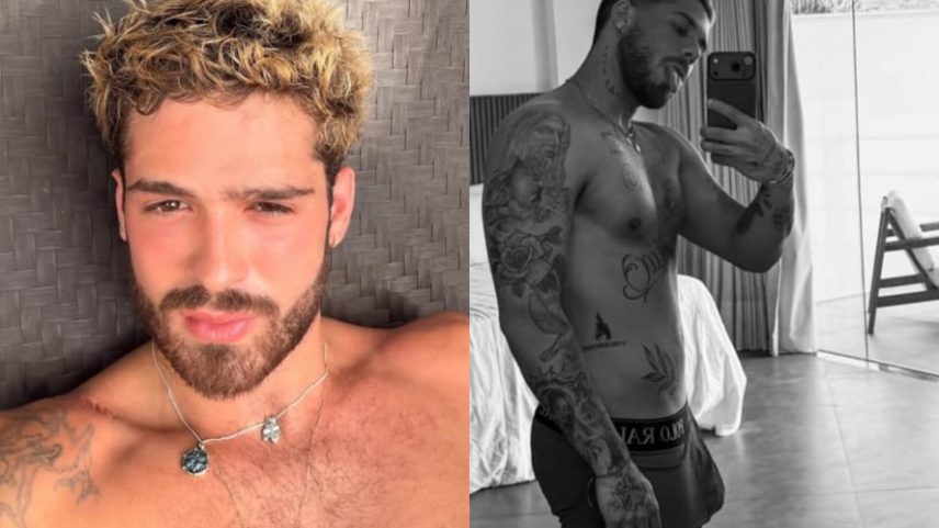 João Guilherme brinca com o irmão Zé Felipe — Foto: Reprodução/Instagram