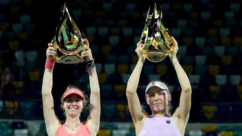 Maya Joint e Ekaterina Alexandrova (Foto: Mubadala Abu Dhabi Open)