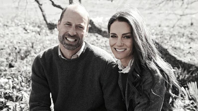 Kate Middleton and Prince William shared a sweet shot in honor of Valentine's Day.