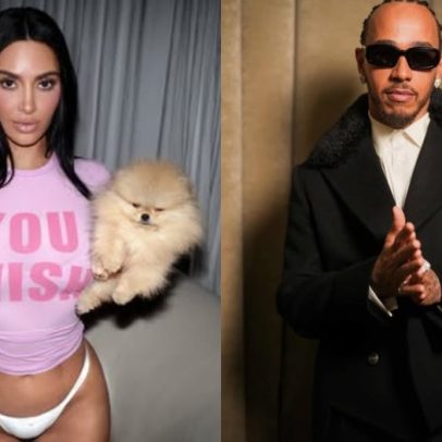 Kim Kardashian e Lewis Hamilton tiveram três encontros em três dias