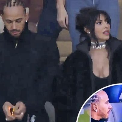 Lip reader revela o que Hamilton disse a Kim Kardashian no Super Bowl 2026