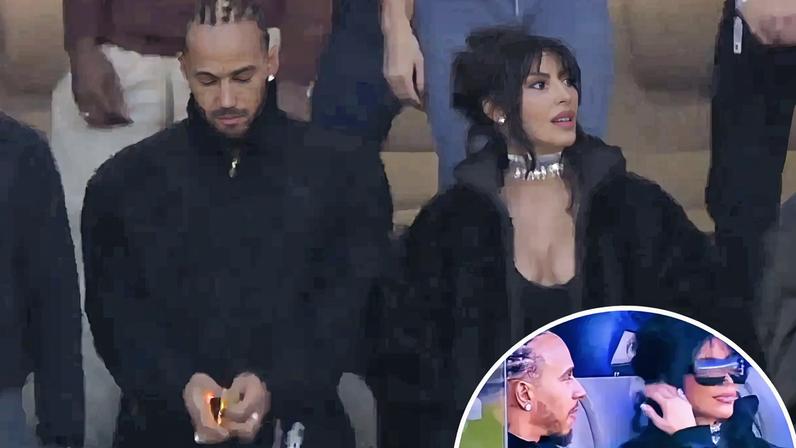 Lewis Hamilton reportedly discussed Kim Kardashian meeting his mom during their Super Bowl 2026 hard launch Sunday.