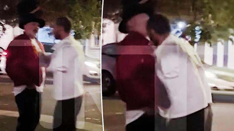 Shia LaBeouf was filmed head-butting a man in New Orleans in a confrontation Tuesday.
