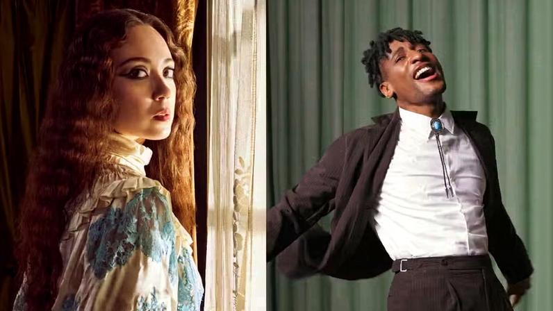 Laufey e Jon Batiste se apresentarão no Rock in Rio 2026 — Foto: Emma Summerton e Divulgação