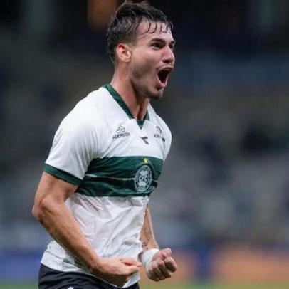 Lavega faz gol pelo Coritiba e supera marcas da passagem pelo Fluminense