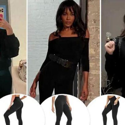 Leggings da Amazon têm aprovação de celebridades e custam a partir de US$ 6