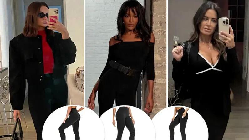 A split of Paige DeSorbo, Ciara Miller and Kyle Richards