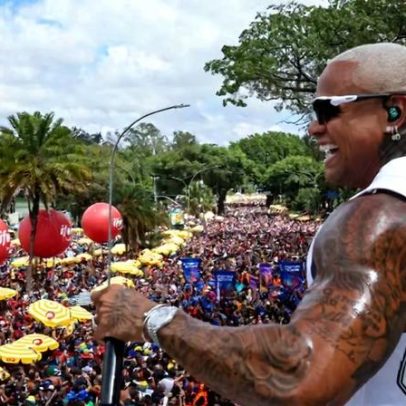 Léo Santana anima multidão no último dia de Carnaval em São Paulo
