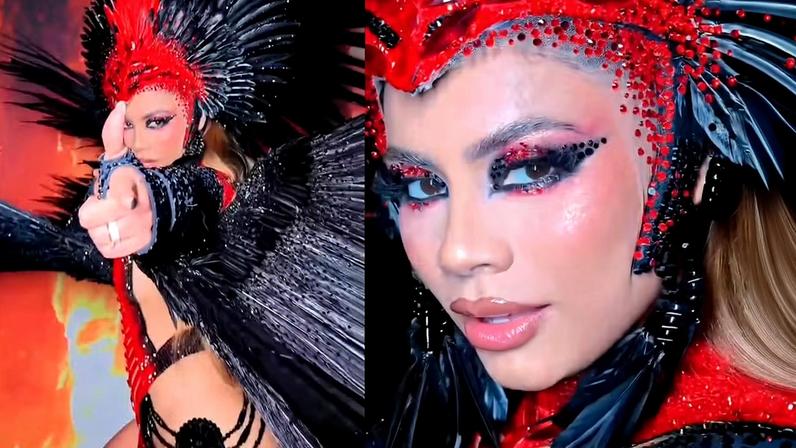 Lexa mostra seu look para Dragões da Real — Foto: Reprodução/Instagram