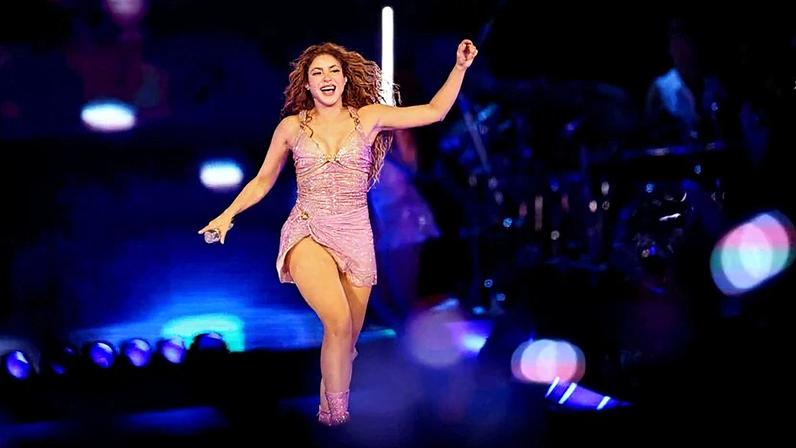 Shakira durante show em Buenos Aires