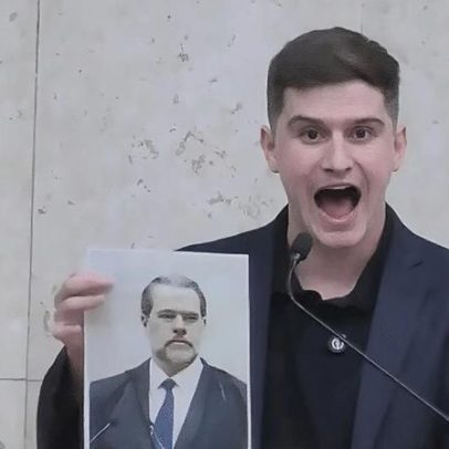 Vereador rasga foto de Toffoli na tribuna e apaga post após baixo engajamento