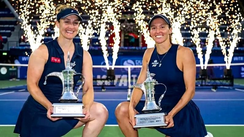 Luisa Stefani e Gabriela vencem primeiro título de 2026 (Foto: Divulgação)