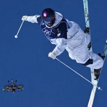 Drones roubam a cena nas Olimpíadas de Inverno com imagens em alta velocidade