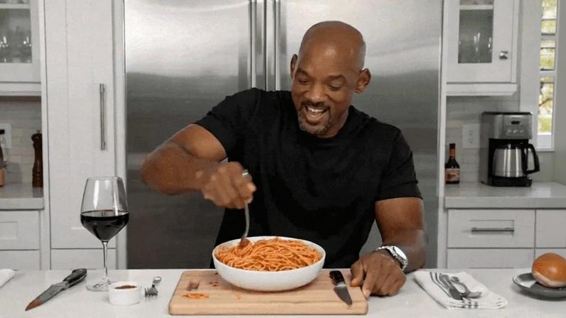 Vídeo gerado no Seedance: o tradicional teste de benchmark do Will Smith comendo espaguete