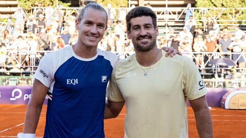 Orlando Luz e Rafael Matos (Foto: IEB+ Argentina Open)