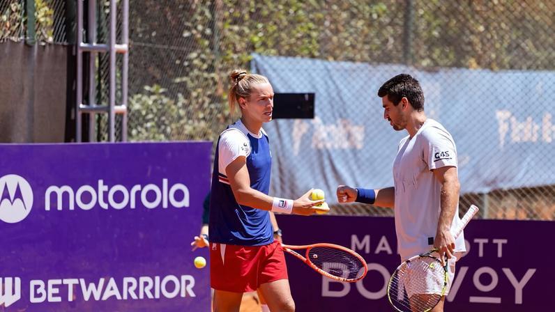 Orlando Luz e Rafael Matos (Foto: IEB+ Argentina Open)