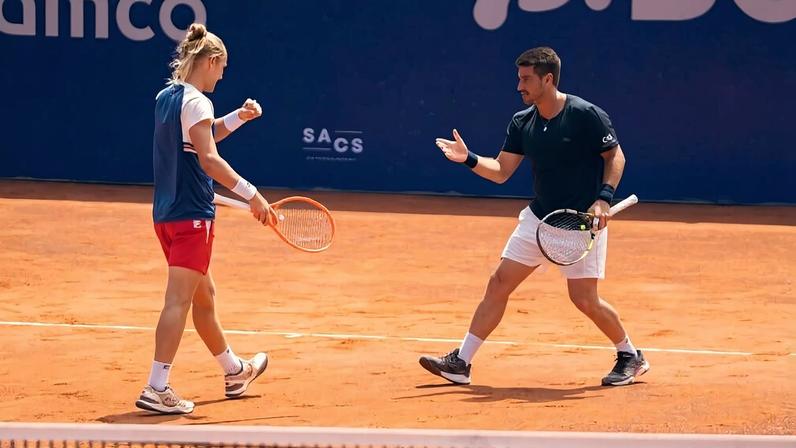 Rafael Matos e Orlando Luz (Foto: Chile Open)