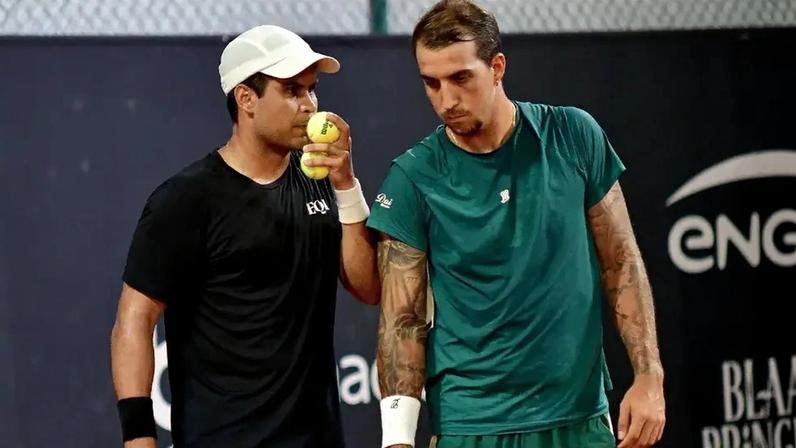 Felipe Meligeni e Macelo Zormann no Rio Open (Foto: Fotojump)