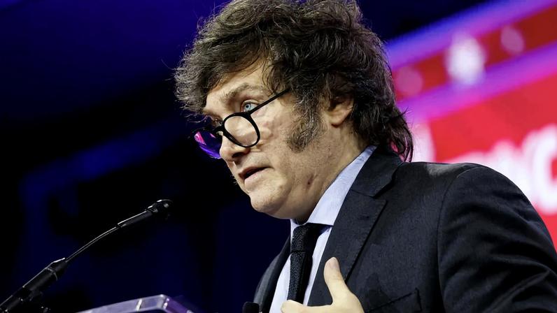 Javier Milei, presidente da Argentina. Foto: ANNA MONEYMAKER / GETTY IMAGES NORTH AMERICA/ AFP