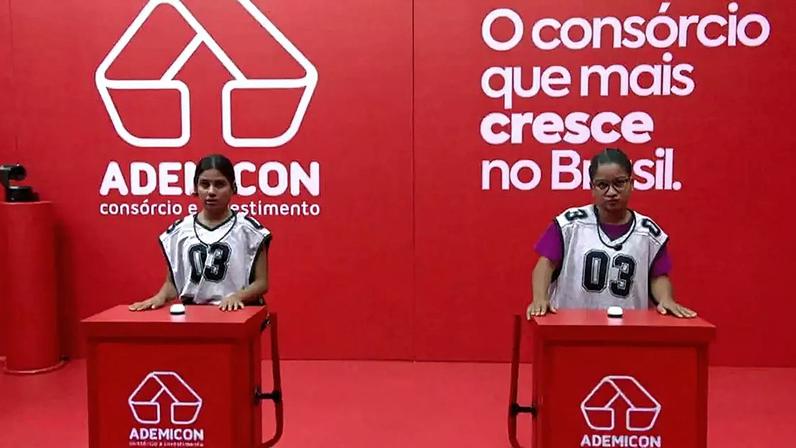 Milena na prova do líder