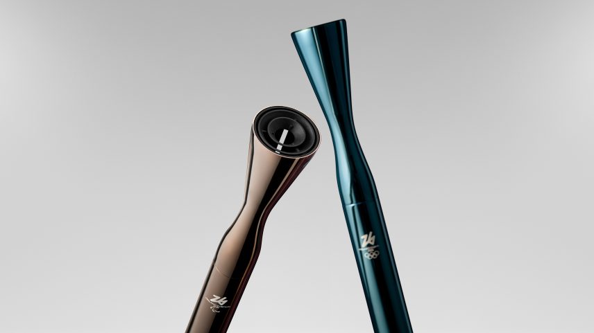 “Essential” — the official name for the 2026 Winter Olympic torch — was designed to perform regardless of the weather, wind, or altitude it would encounter on its journey from Olympia to Milan. The torch “aims to combine both past and future,” says designer Carlo Ratti, a professor of the practice at MIT who hails from Turin, Italy. “It draws on Italian design from the past, but also on future-forward technologies.”