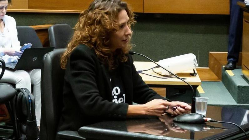 Monica Benício em depoimento no julgamento do caso Marielle Franco