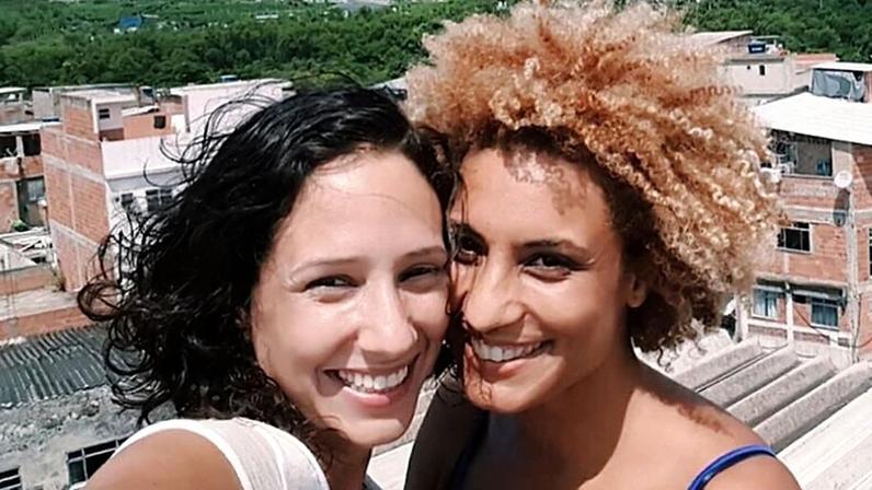 A arquiteta Mônica Benício e a vereadora Marielle Franco, assassinada em março de 2018. Foto: Reprodução/Redes Sociais
