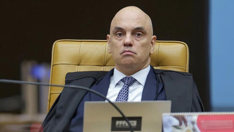 O ministro do STF Alexandre de Moraes suspendeu funcionamento do Rumble no Brasil em fevereiro de 2025: advogado da empresa canadense aguarda notificação legal sobre retorno da plataforma no país (Foto: Rosinei Coutinho/STF)